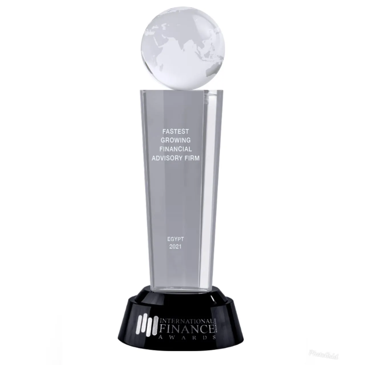 International Finance Awards 2021 trophy