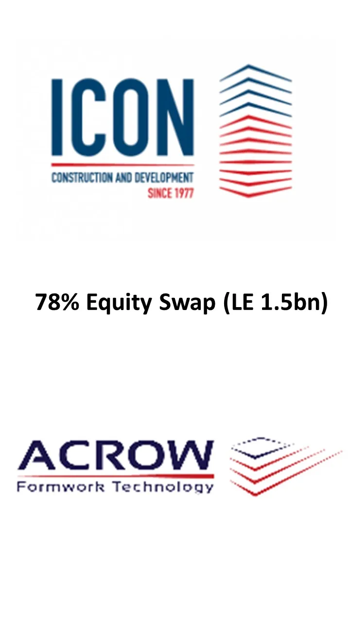 ICON — 78% equity swap with Acrow Formwork Technology (LE 1.5bn)